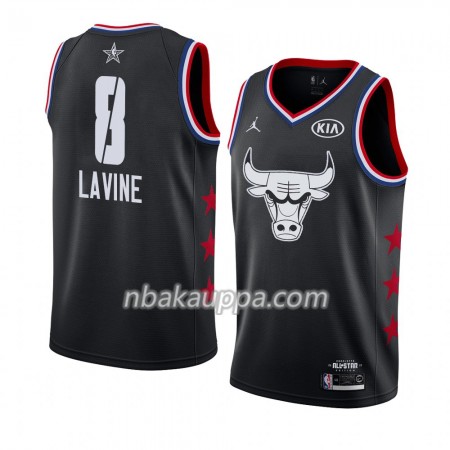 Chicago Bulls Zach LaVine 8 2019 Kaikki tähti Jordan Brand Musta Pelipaidat Swingman - Miesten